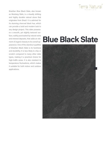 Blue Black Slate