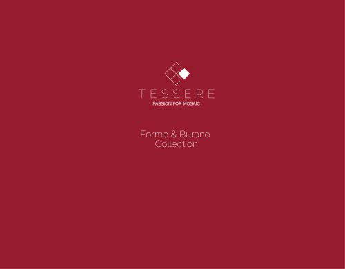 TESSERE Forme& Burano Collection