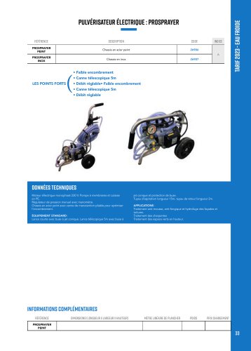 Pulvérisateur électrique : PROSPRAYER