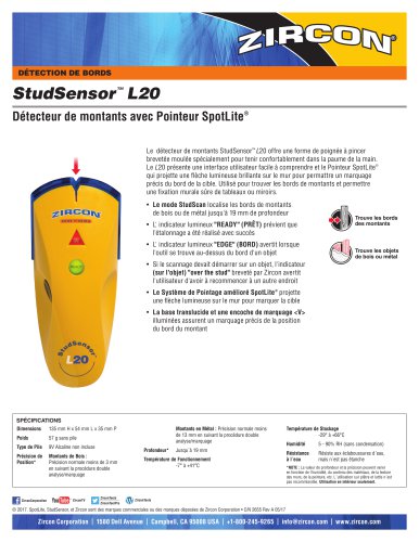 StudSensor ™  L20