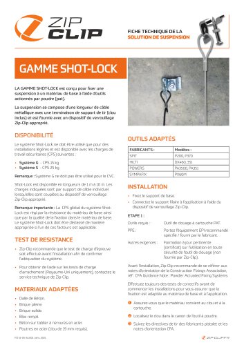 GAMME SHOT-LOCK