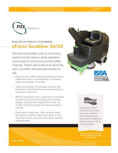 eForce Scrubber 26/32