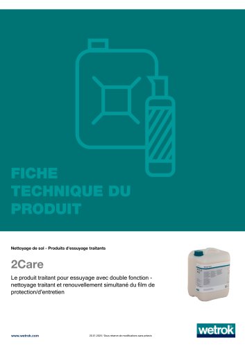 FICHE TECHNIQUE DU PRODUIT 2Care