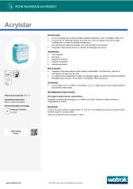 FICHE TECHNIQUE DU PRODUIT Acrylstar - 2