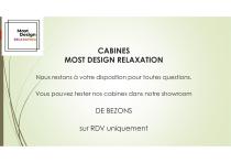 PRESENTATION DES DIFFERENTS MODELES DE CABINES DE RELAXATION - 12