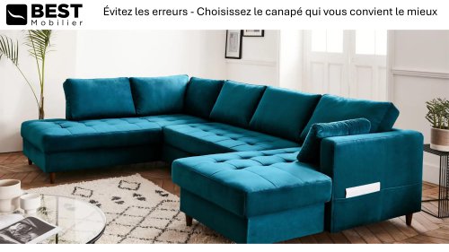 Guide : erreurs à éviter pour choisir votre canapé