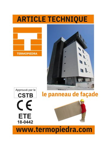 Article Technique Termopiedra