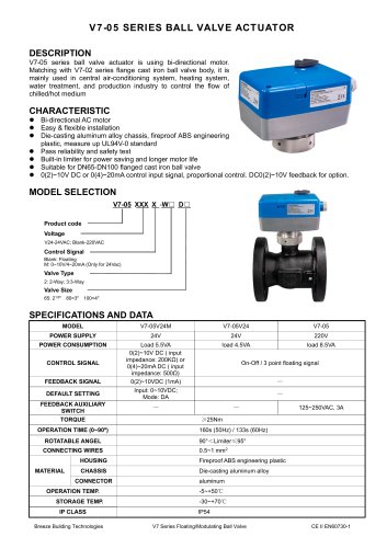 Breeze V7-05 Datasheet