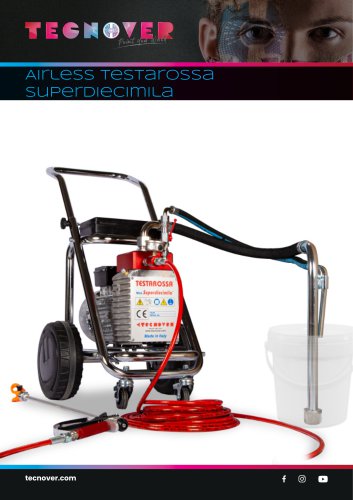 TECNOVER Testarossa Superdiecimila Pulvérisateur Airless