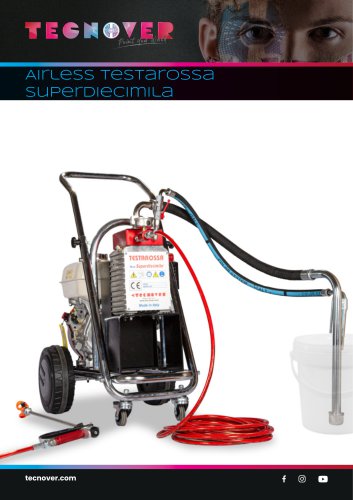 TECNOVER Testarossa Superdiecimila Pulvérisateur Airless essence
