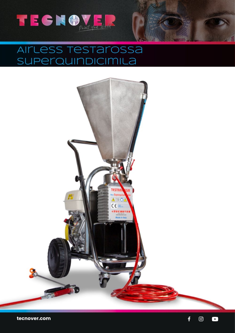 TECNOVER Testarossa Superquindicimila Pulv&eacute;risateur Airless essence - Tecnover