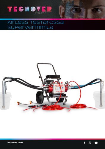 TECNOVER Testarossa Superventimila Pulvérisateur Airless