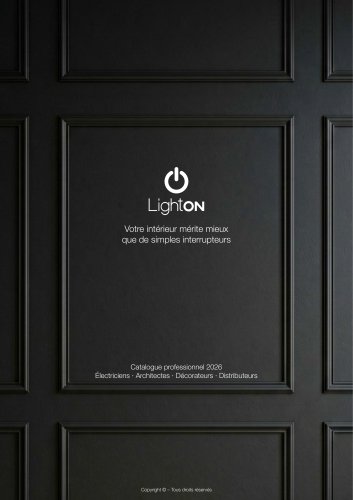 LightON - Catalogue Professional 2026 - FR