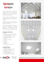 Plafond en plaques de plâtre / gypse-1