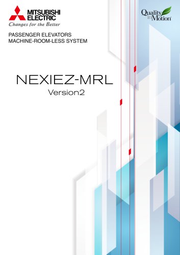 PASSENGER ELEVATORS MACHINE-ROOM-LESS SYSTEM - NEXIEZ-MRL Version2