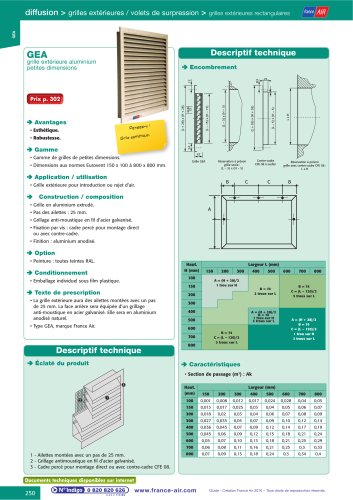 GEA FRANCE AIR Catalogue PDF Documentation Brochure