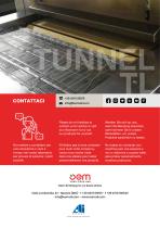 Four tunnel électrique statique avec bande réfractaire TL80R - 8