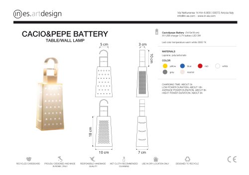 CACIO&PEPE BATTERY