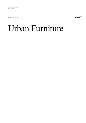 Urban Furniture