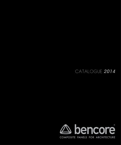 Bencore Catalogue 2014