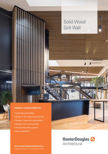 Solid Wood Grill Wall