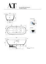 PILLAR BATHTUB DV220 C