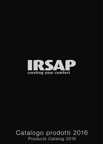 Irsap Catalogue 2016