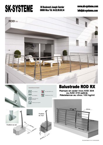 Balustrade ROD rx