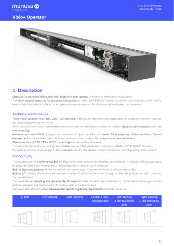 D01493EN– v006 Visio+ Operator