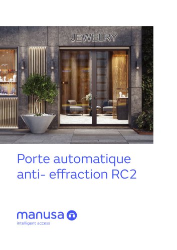 Porte automatique anti- effraction RC2