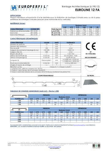 EUROLINE 12 FA