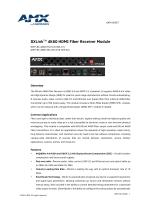 DXLinkTM 4K60 HDMI Fiber Receiver Module