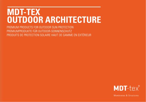 MDT-TEX Outdoor architecture