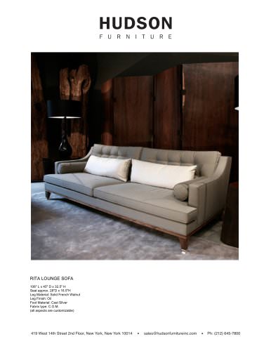 UPHOLSTERED:RITA LOUNGE SOFA