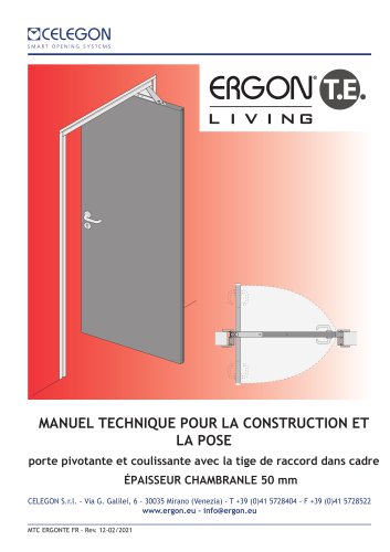 Ergon Living TE-Manuel Technique-REV12