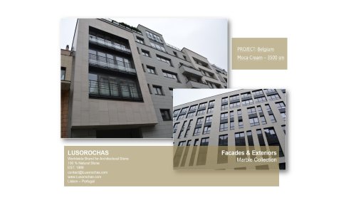 facade Moca Creme calcaire du Portugal Lusorochas