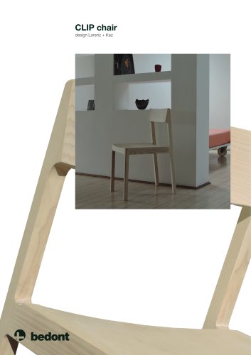 Clip chair - product sheet