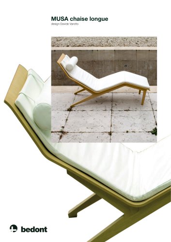 Musa chaise longue - product sheet