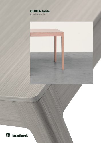 Shira table - product sheet