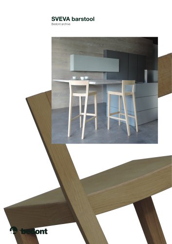 Sveva barstool with backrest - product sheet