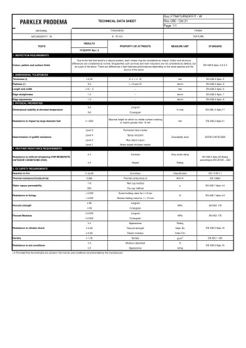 NATURSOFFIT - W technical sheet