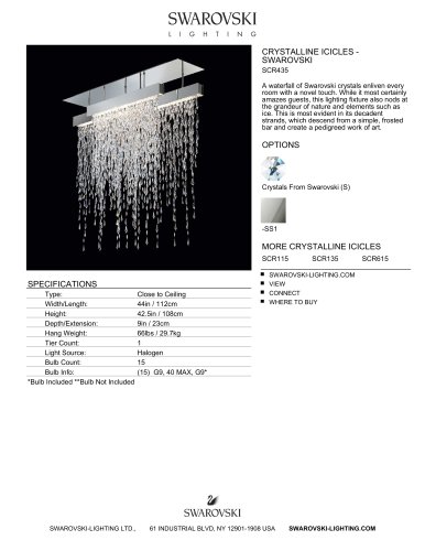 Crystalline Icicles SCR435N