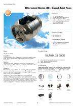 Bifurcated Series 33 - Cased Axial Fans