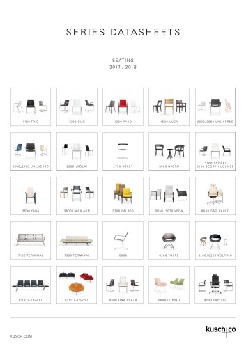 Series datasheets seating