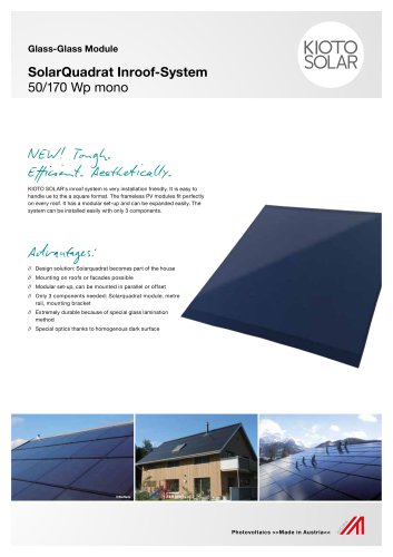 SolarQuadrat Inroof-System