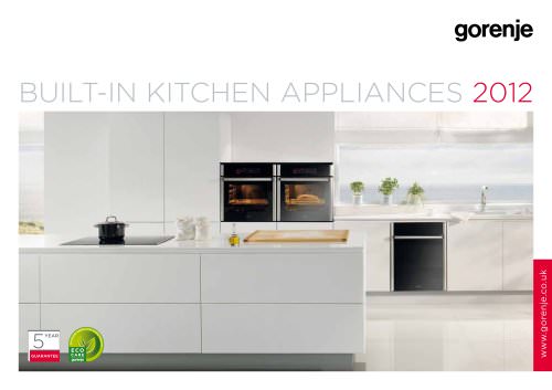 Catalogue Built-in kitchen appliances 2012