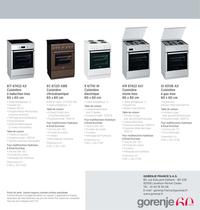 Collection Gorenje  Cuisinières Nouvelle Génération - 6