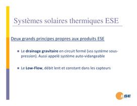 Présentation ESE Solaire Thermique - 8