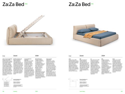 Catalogue 1750-1751 ZAZA BED