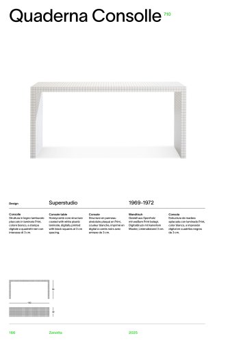 Catalogue 710 QUADERNA CONSOLLE